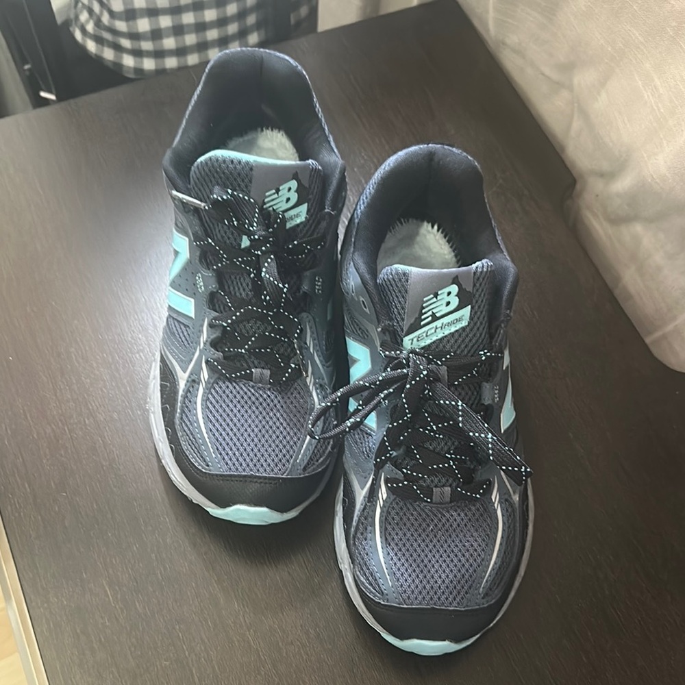 New Balance Gray and Teal Running Shoes